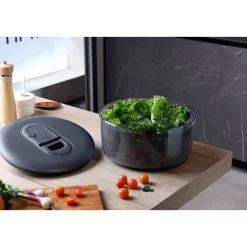 Salatschleuder 27 cm EasySpin schwarz<Zyliss Hot