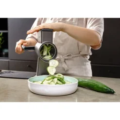 Zyliss Salat Zubehör|Trommelreibe 4-tlg. Gourmet schwarz